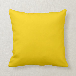 The Yellow Pattern of Sunflowers Color Throw Pillow