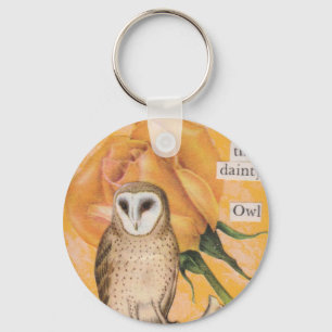 The Yellow Rose, and the Dainty Owl Keychain