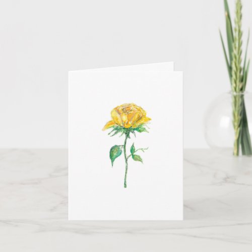 The Yellow Rose of Texas Thank You Card