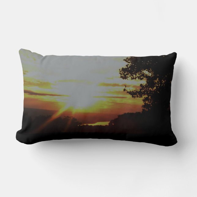 THE YELLOW SUNSET pillow (Front)