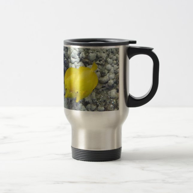 The Yellow Tang Fish Travel Mug (Right)