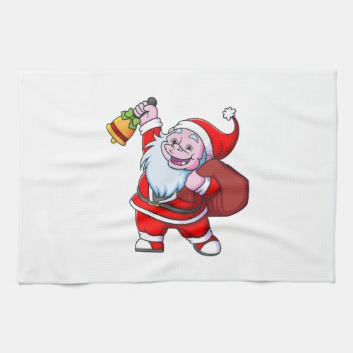 the yeti dwarf with the santa claus costume is rin kitchen towel