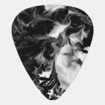 THE YIN & THE YANG (black & white abstract art) ~. Guitar Pick THE YIN & THE YANG (black & white abstract art) ~. Guitar Pick
