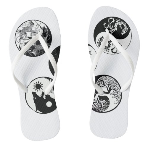 The Yin Yang Animal Spirits Gift Set Flip Flops