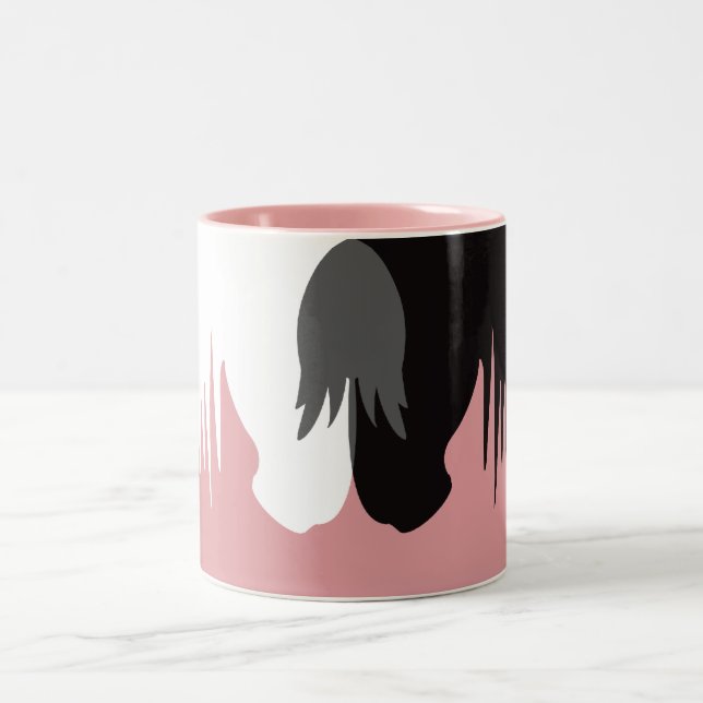 The Yin & Yang Horses Two-Tone Mug (Center)
