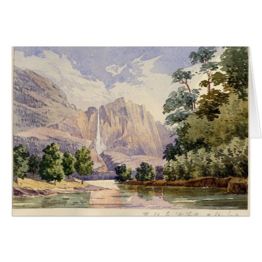 The Yo-Semite Fall. 2,634 ft. Cards (Front Horizontal)