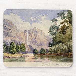 The Yo-Semite Fall. 2,634 ft. Mouse Pad