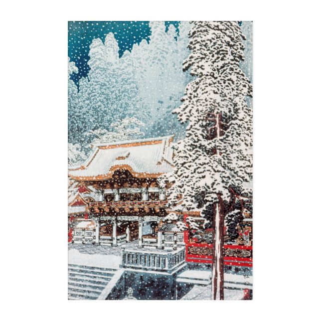 The Yōmei Gate at Nikkō (ca.1929–1932)  Acrylic Print (Front)