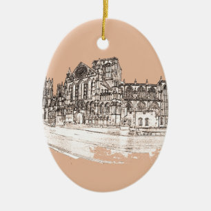The York Minster Ceramic Ornament