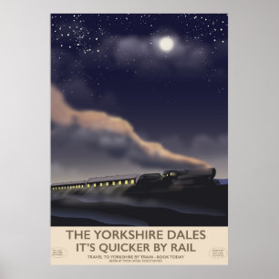 The Yorkshire Dales Railway poster