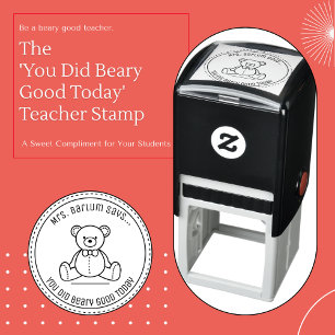 The 'You Did Beary Good Today' Teacher Stamp