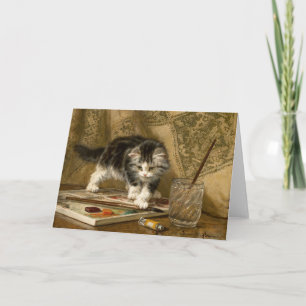 The Young Artist Henriëtte Ronner-Knip Card