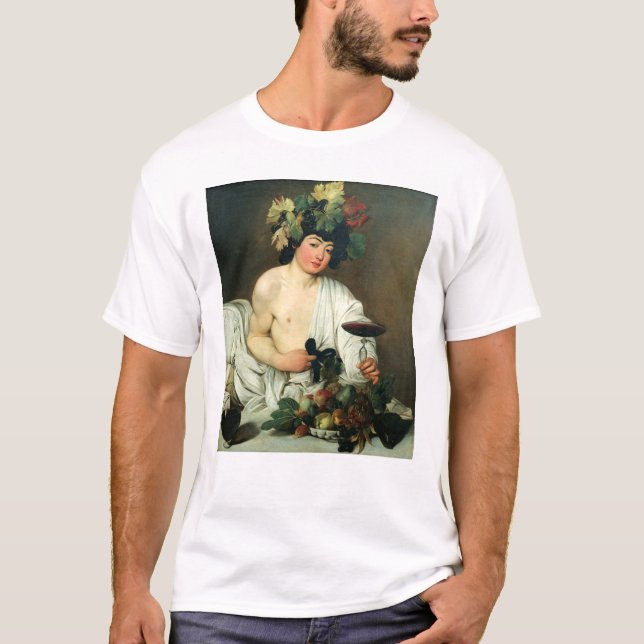 The Young Bacchus, Caravaggio T-Shirt (Front)