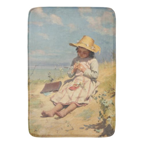 The Young Botanist by Paul Peel Bath Mat