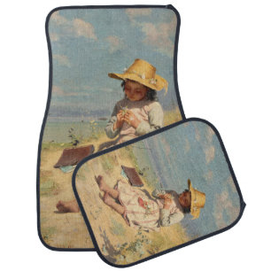 The Young Botanist (by Paul Peel) Car Floor Mat