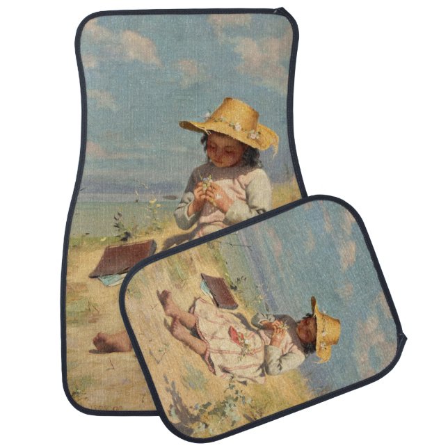 The Young Botanist (by Paul Peel) Car Floor Mat (Set)