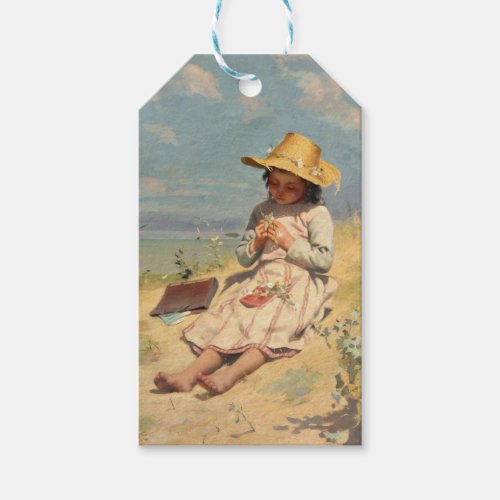 The Young Botanist by Paul Peel Gift Tags