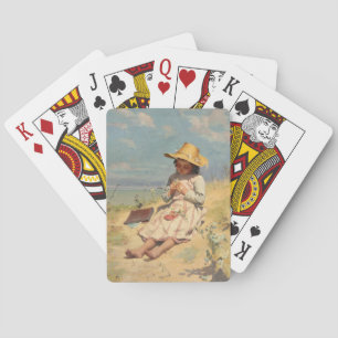 The Young Botanist (by Paul Peel) Poker Cards