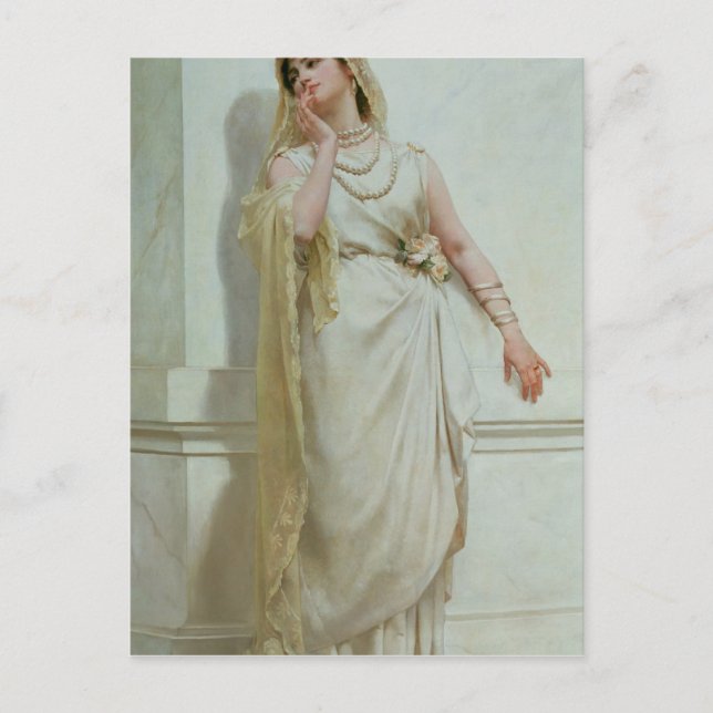 The Young Bride, 1883 Postcard (Front)