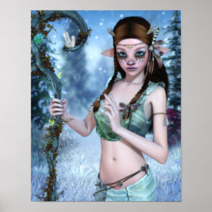 The Young Druid Canvas/Poster Print