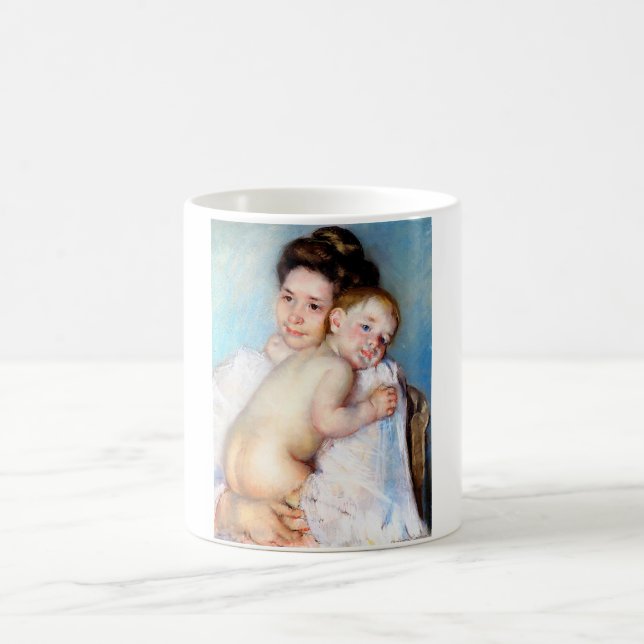 The Young Mother, Cassatt Coffee Mug (Center)