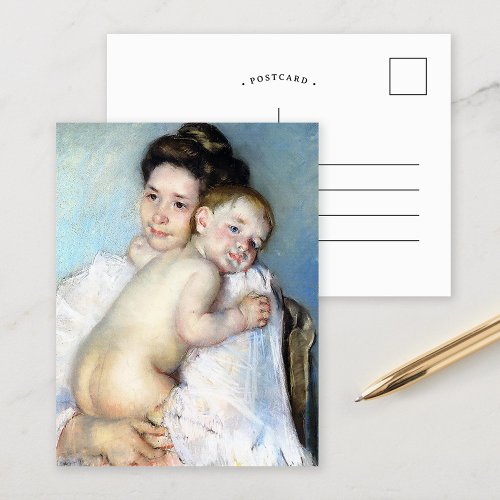 The Young Mother  Mary Cassatt Postcard