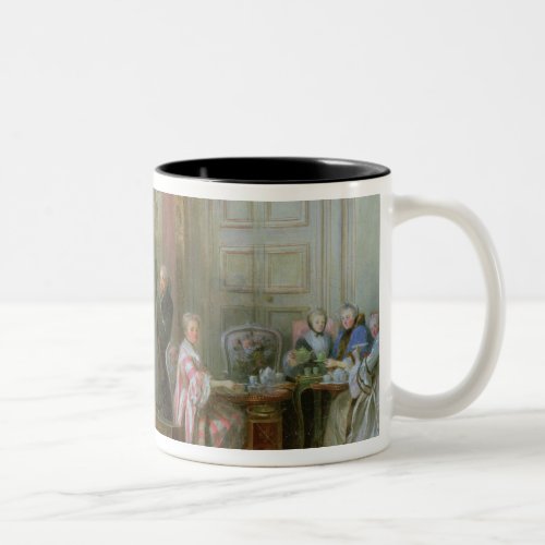The Young Mozart at the clavichord Two_Tone Coffee Mug