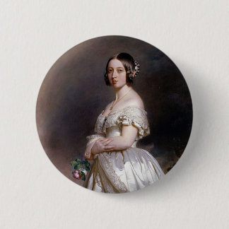 The Young Queen Victoria Button