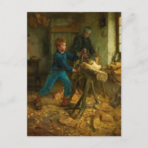 The Young Sabot Maker by Henry Ossawa Tanner 1895 Postcard