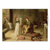 The Young Sculptress (oil on canvas) (Front Horizontal)