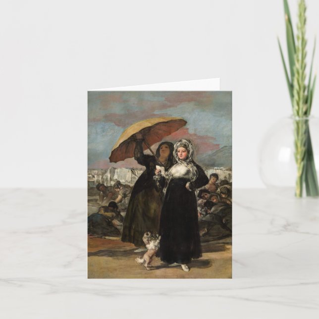 The Young, The Letter by Francisco Goya Thank You Card (Front)