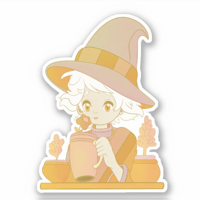 The Young Witch Sticker (Front)