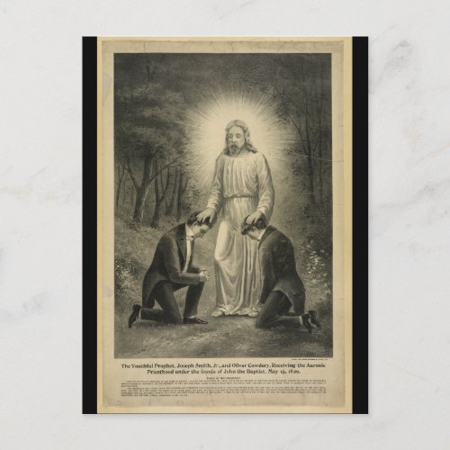 The Youthful Prophet Joseph Smith Jr 1898 Postcard