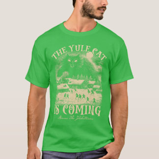 The Yule Cat is Coming Gothic Christmas Winter Sol T-Shirt