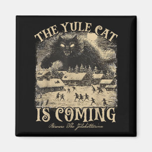 The Yule Cat Is Coming Icelandic Christmas Cat Mom Magnet