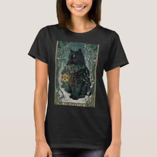 The Yule Cat Tarot Card Christmas T-Shirt