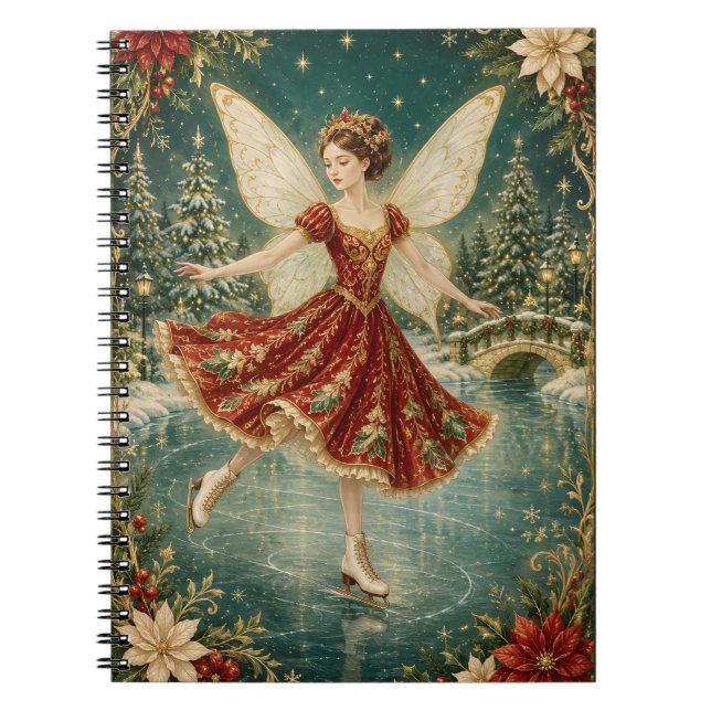 The Yuletide Ice Fairy Notebook (Front)