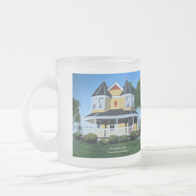 The Zandy Castle Cape Cod Victorian Drinkware Coffee Mug (Left)