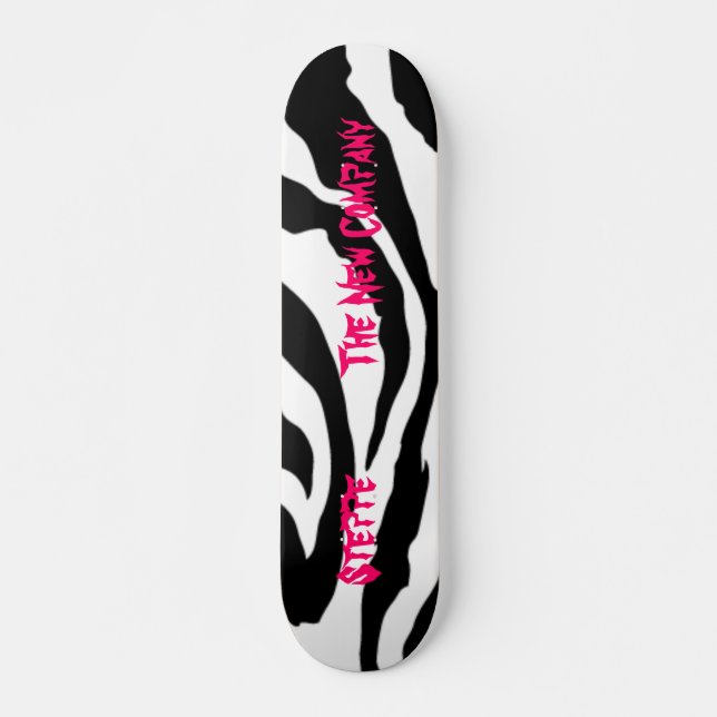 The Zebra Skateboard (Front)