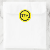 The Zeitgeist Movement Logo Classic Round Sticker (Bag)