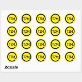 The Zeitgeist Movement Logo Classic Round Sticker (Sheet)