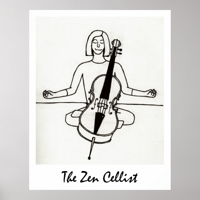 The Zen Cellist print