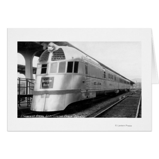 The ZepherStainless Steel Streamlined Train Cards (Front Horizontal)