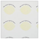 The Zest is Yet to Come Lemon Fabric