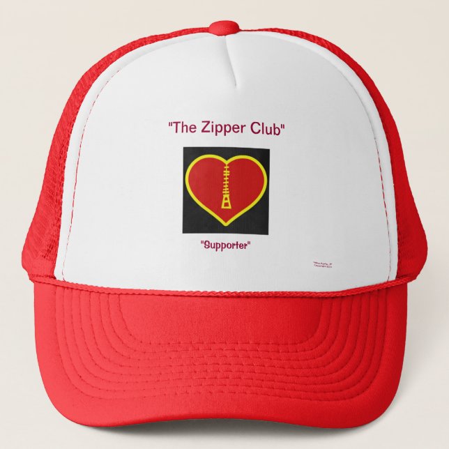 THe  Zipper Club  Supporter Trucker Hat (Front)