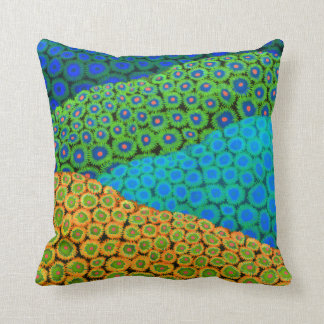 The Zoanthid Soft Coral Art Pillow