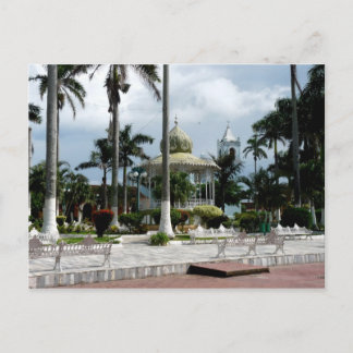 The Zocalo in Tlacotalpan, Veracruz Mexico Postcard