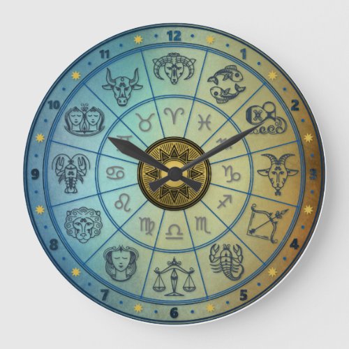 The Zodiac Large Clock