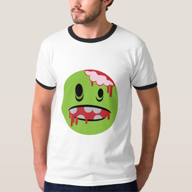 The Zombie Happy Face T-Shirt (Front)