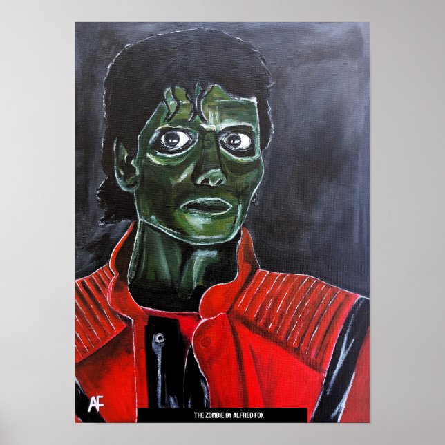 The Zombie Painting by Alfred Fox Poster (Front)